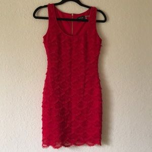 Guess Los Angeles Red Dress